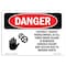 Signmission Safety Sign, OSHA Danger, 7" Height, LockoutTagout Paddlewheel At, Landscape OS-DS-D-710-L-2435 - alternate 1